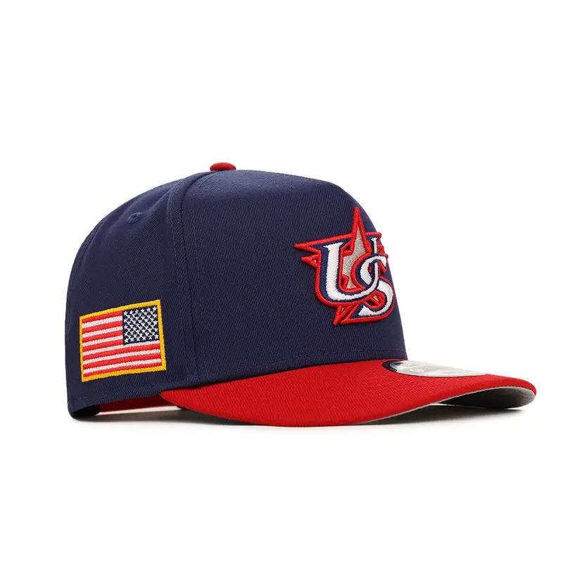 USA Baseball WBC 2026 Flag Embroidered SP 9Fifty A-Frame Snapback