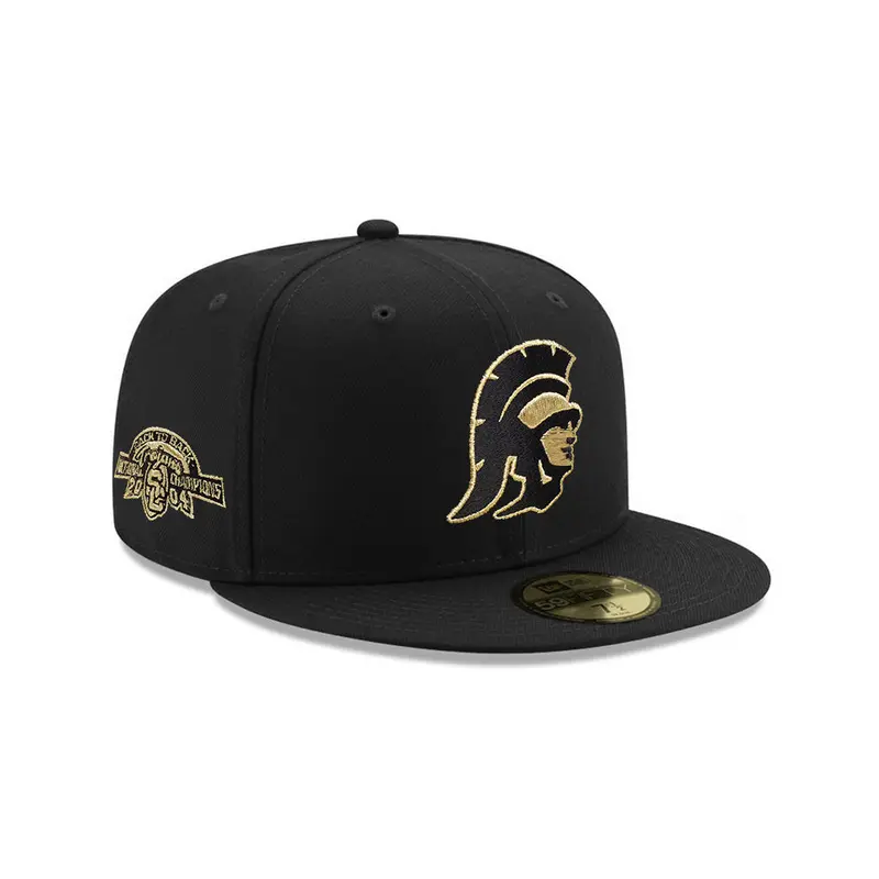 USC Trojans 2004 Championship Black & Gold SP 59Fifty Fitted Cap – University of Southern California