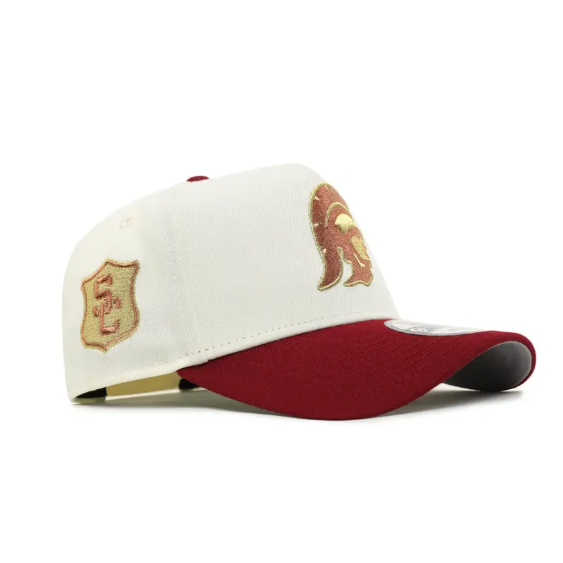 USC Trojans Chrome Cardinal & SC Shield 9Forty A-Frame Snapback