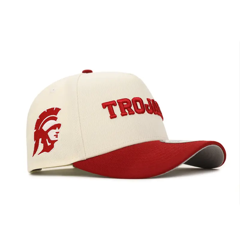 USC Trojans Chrome Red & Black Trojan Heritage 9Forty A-Frame Snapback
