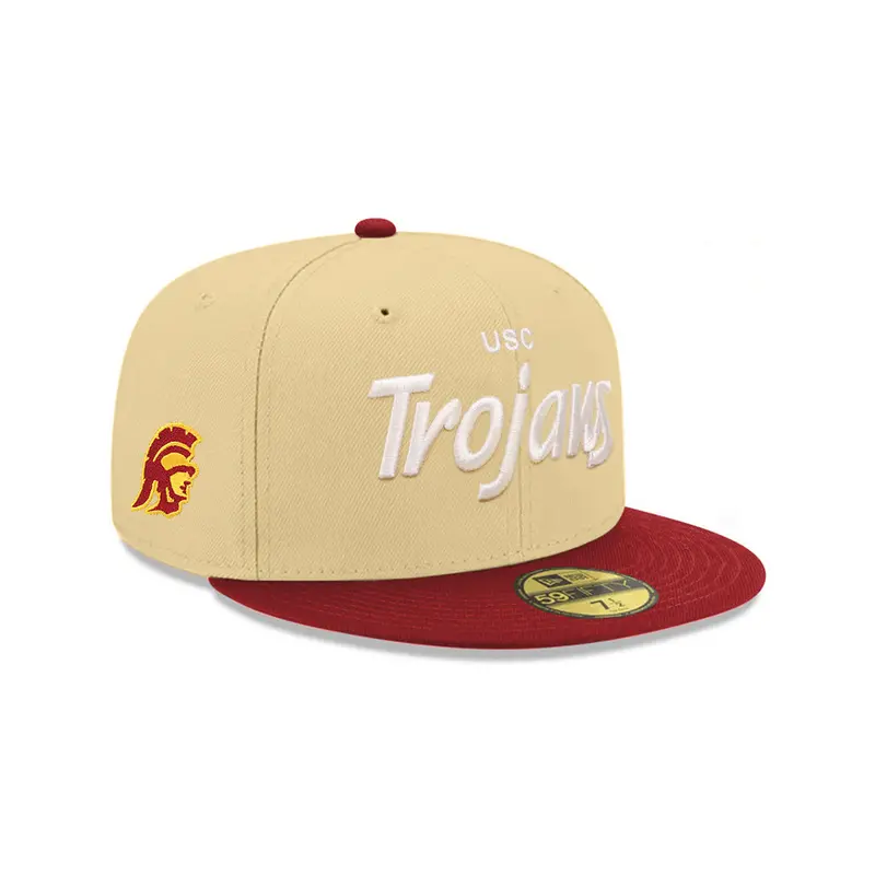 USC Trojans Vegas Gold & Cardinal Alternate Logo 59Fifty Fitted Cap