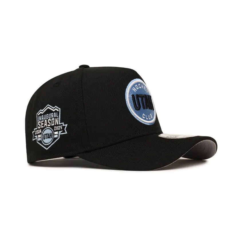 Utah Hockey Club Inaugural Season Black Snapback – NHL A-Frame 9Forty Cap