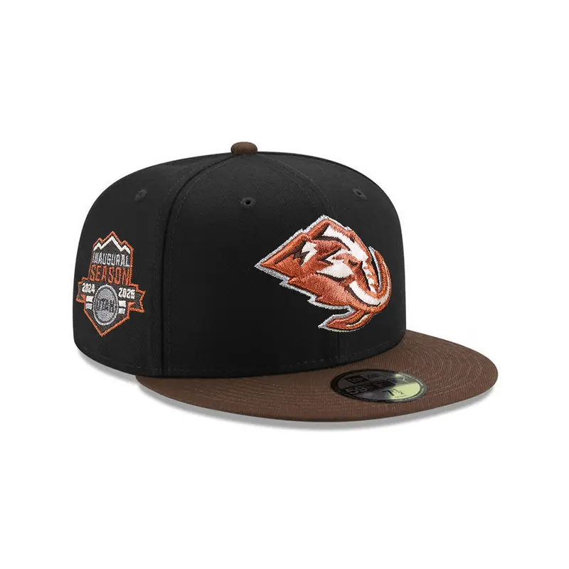 Utah Hockey Club Inaugural Season Black Walnut 2-Tone NHL 59Fifty Fitted Cap