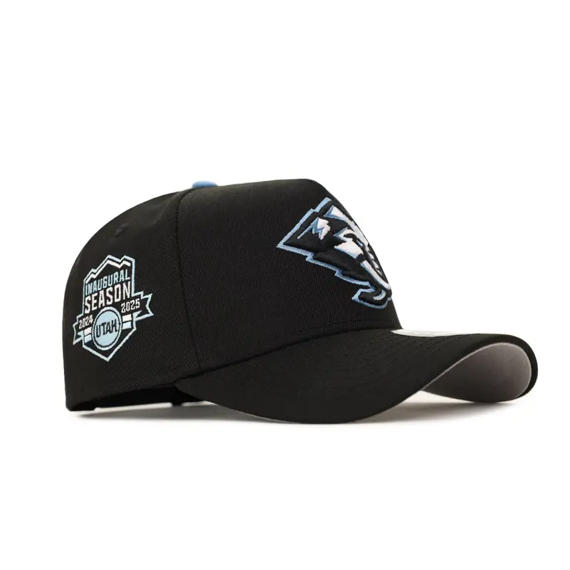 Utah Mammoth Inaugural Season Black NHL 9Forty A-Frame Snapback