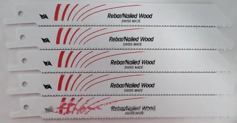 Vermont American 30259 Bi-Metal Reciprocating Blade – 6 in, 14 TPI, 5-Pack, Swiss-Made