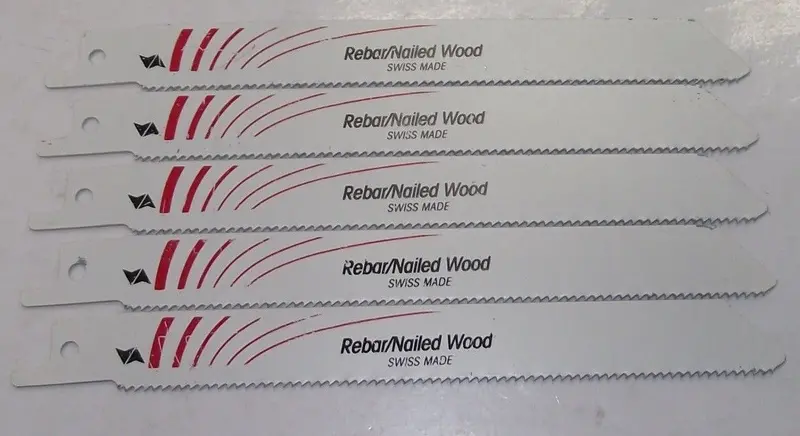 Vermont American 6-Inch Bi-Metal Reciprocating Saw Blades – 14 TPI, 5-Pack