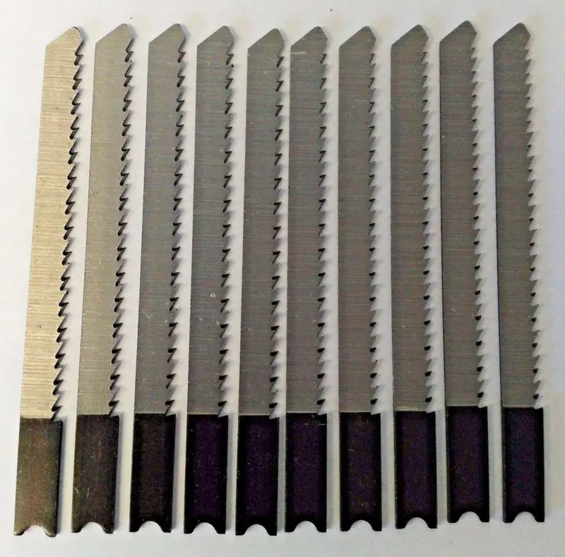 Vermont American Jig Saw Blades – Down-Cut, U-Shaped, 3/8″ x 6T, 10-Pack