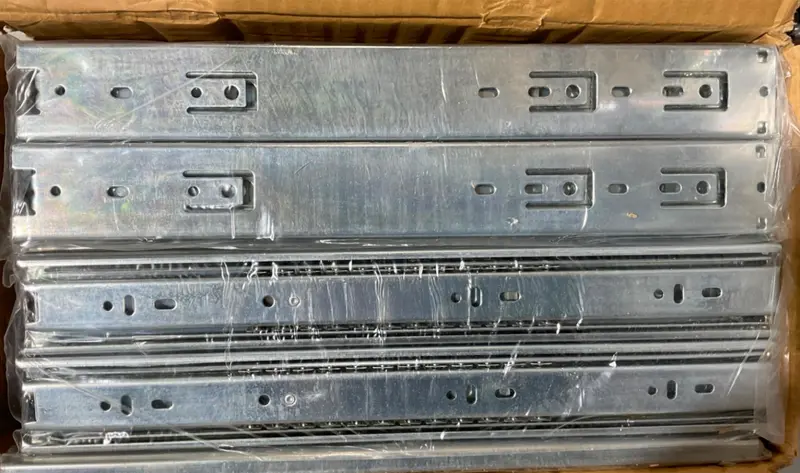 Vitus 301FU14 14-Inch Side-Mount Drawer Slides – 15-Pair, 100-Lb Capacity with Ball Bearings