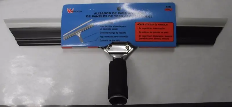 Warner Pro Drywall Smoother – 18-Inch Finishing Trowel for Smooth Surfaces