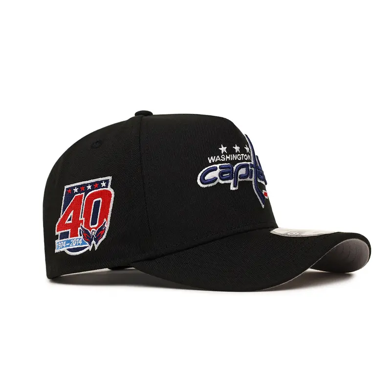 Washington Capitals 40th Anniversary Black Snapback – NHL A-Frame 9Forty Hat
