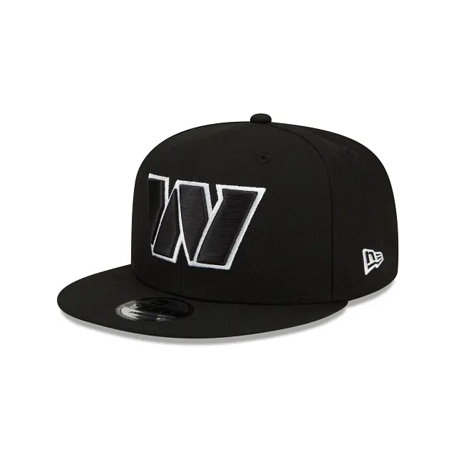 Washington Commanders Black-on-White 9Fifty Snapback Hat