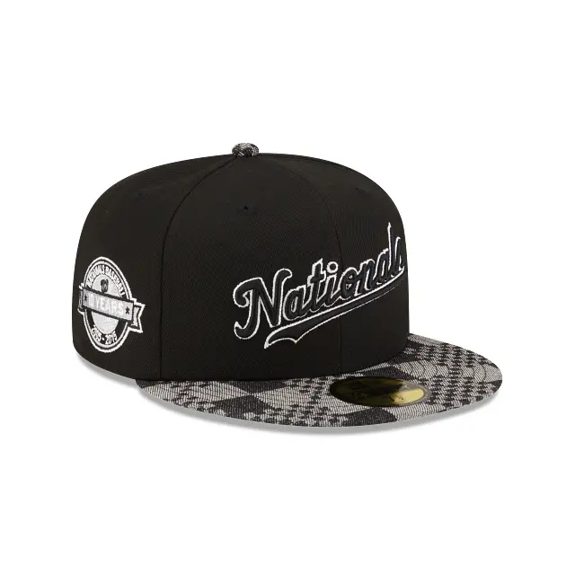 Washington Nationals 10th Anniversary Black Denim Two-Tone 59Fifty Fitted Cap