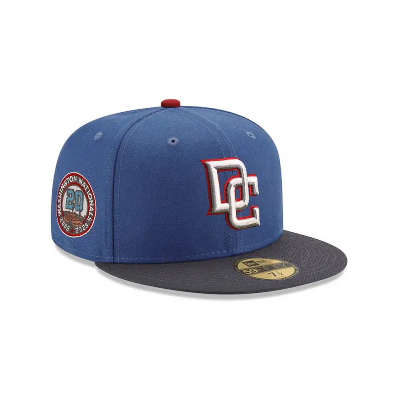 Washington Nationals 20th Anniversary Indigo & Graphite Two-Tone SP 59Fifty Fitted Cap