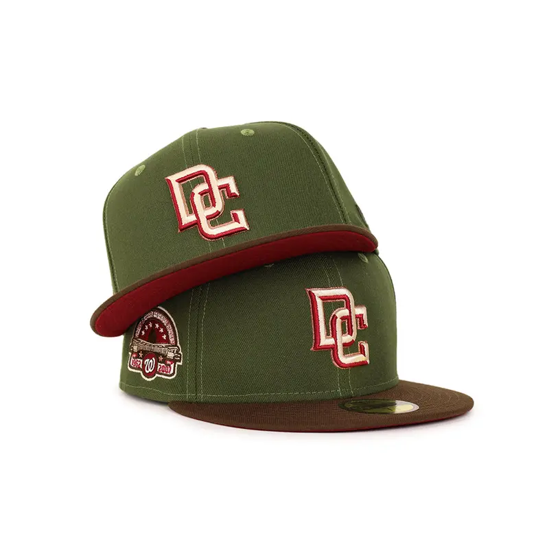 Washington Nationals DC Green & Walnut Two-Tone Stadium 45th Anniversary 59Fifty Fitted Cap