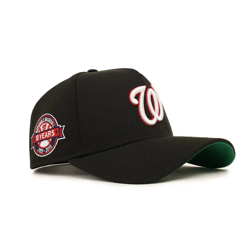 Washington Nationals Decade Commemorative Black 9Forty A-Frame Snapback