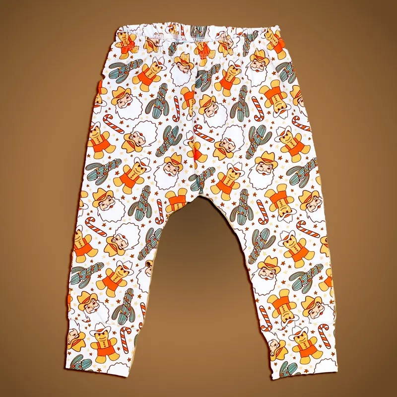 Western-Style Christmas Gusset Pants