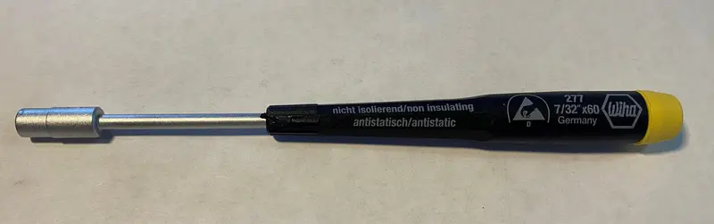 Wiha 27713 ESD-Safe Precision Nut Driver – 7/32″, Made in Germany