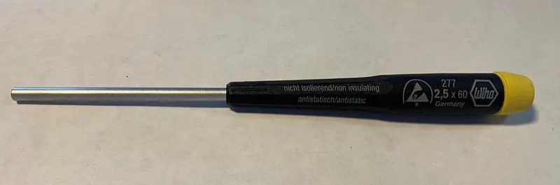 Wiha 27725 ESD-Safe 2.5mm Precision Nut Driver – German Engineering