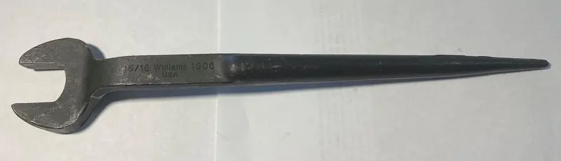 Williams Structural Offset Wrench – 15/16″, Open-End, USA-Made (1906)
