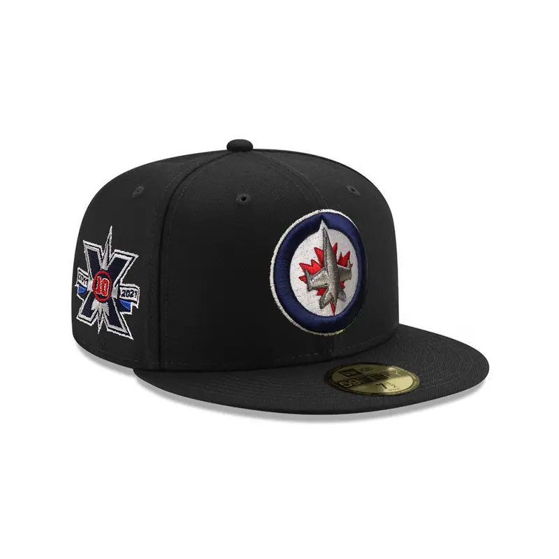 Winnipeg Jets 10th Anniversary Black Fitted Hat – NHL 59Fifty Cap