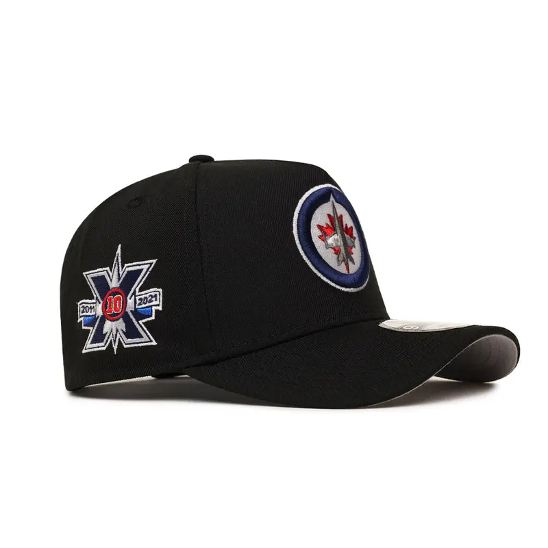 Winnipeg Jets 10th Anniversary Black Snapback – NHL A-Frame 9Forty Cap