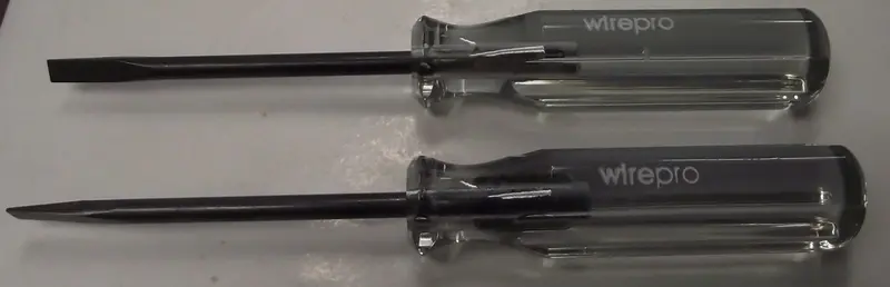Wirepro WP1200 Dual-Pack 4-Inch Slotted Screwdrivers