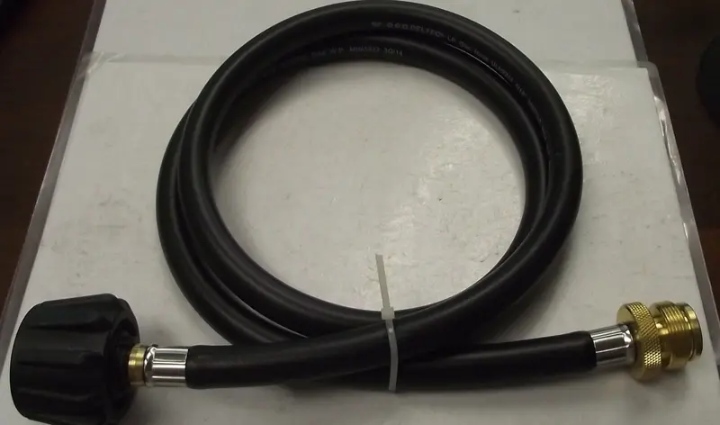 Worthington ProGrade Acme Propane Hose – 3/8 Inch, 48 Inch Male-to-Female Configuration