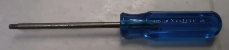 Xcelite XTD30 T30 Torx Screwdriver — Precision USA-Made Hand Tool