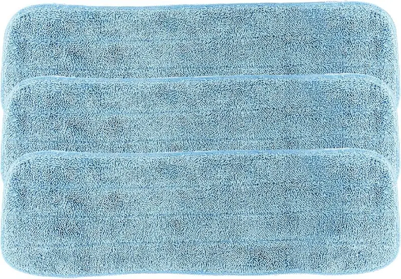 Zwipes H1-731 Premium Blue Microfiber Wet Mop Pads – 18″, 3-Pack