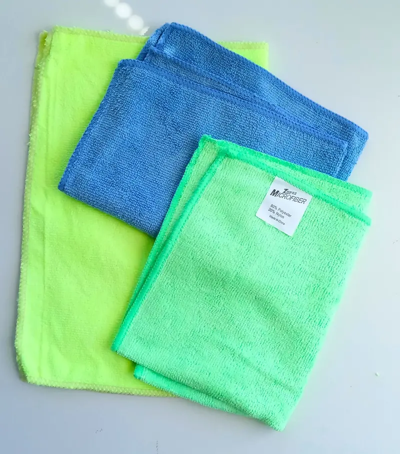 ZWIPES Multi-Color Microfiber Cleaning Cloths – Lint-Free, Reusable Cleaning Towels