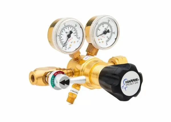 Harris 721-250-580-Dh Ultra-High-Purity Two-Stage Brass Regulator 1