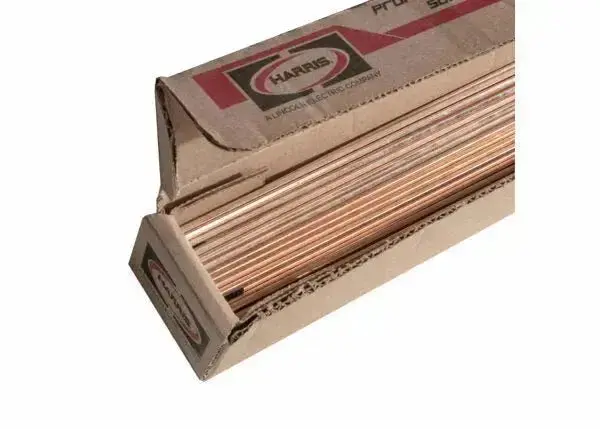 Harris Stay-Silv 6 Phosphorus-Copper Brazing Rod – 0.050" X 1/8" (1.3 X 3.2 Mm), 25 Lb Box (6620F) 1
