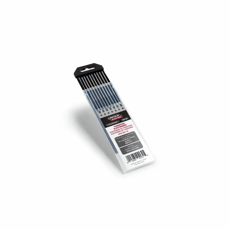 Lincoln 2% Ceriated Tungsten Electrode – 1/8" × 7", Kp4722-18 1