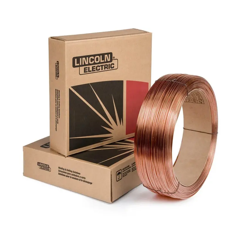 Lincoln Lincolnweld L-70 Submerged Arc Welding (Saw) Wire – 1/8" Diameter, 60 Lb Coil (Ed012051) 1