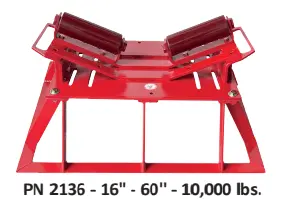 Mathey Dearman Adjustable Pipe Launcher Stand – Supports 16" To 60" Diameter Pipes (Model 2136) 1